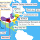 Illustration for article titled Heres A Map That Shows All The Future Megacities From Science Fiction